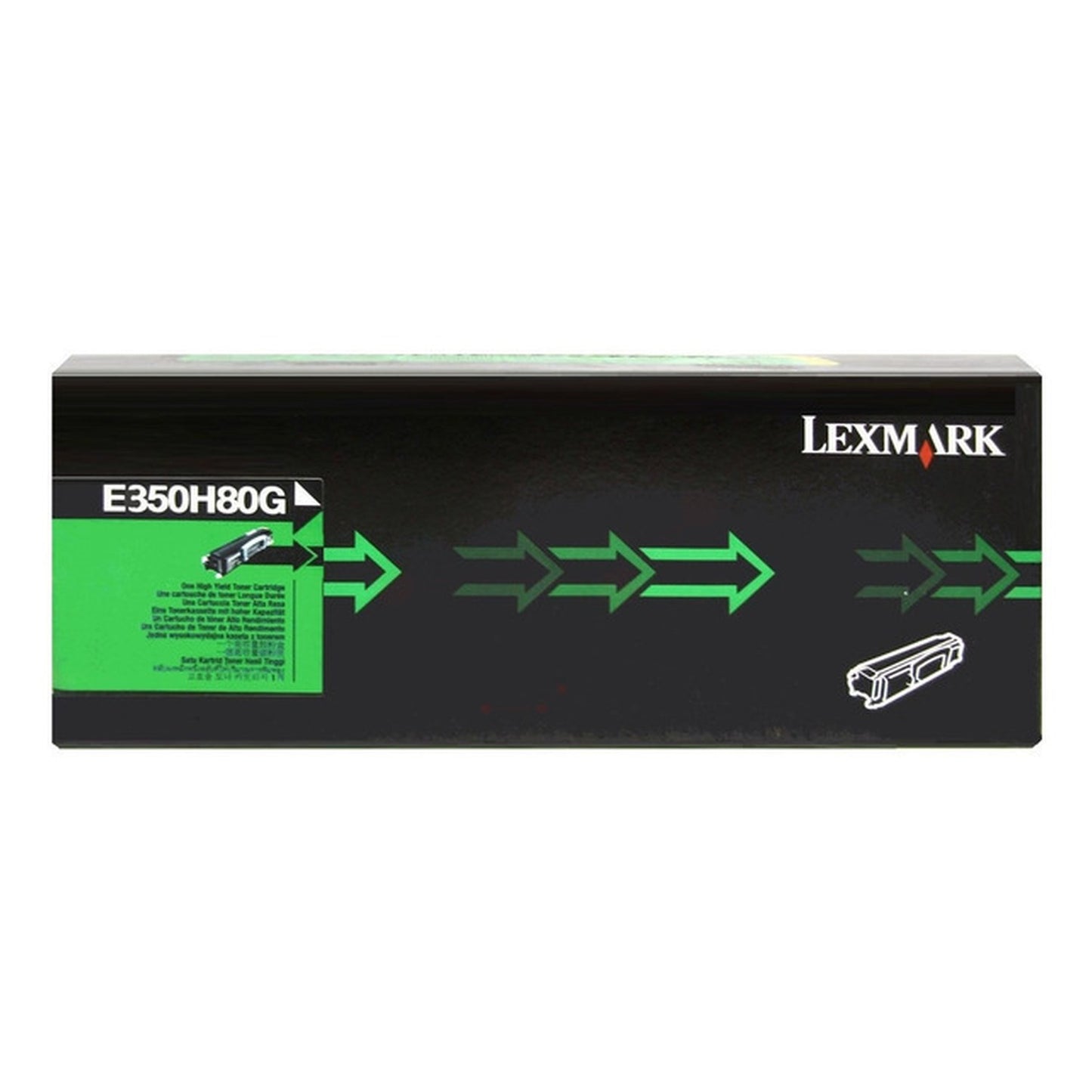 Toner d'origine Lexmark E350H80G - noir