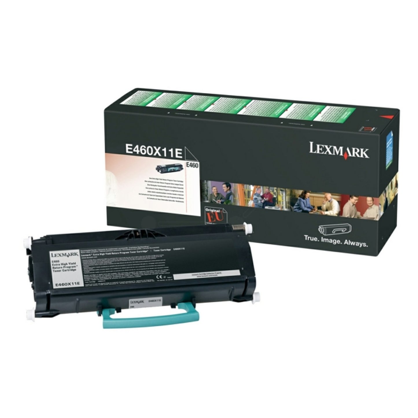 Toner d'origine Lexmark E460X11E - noir
