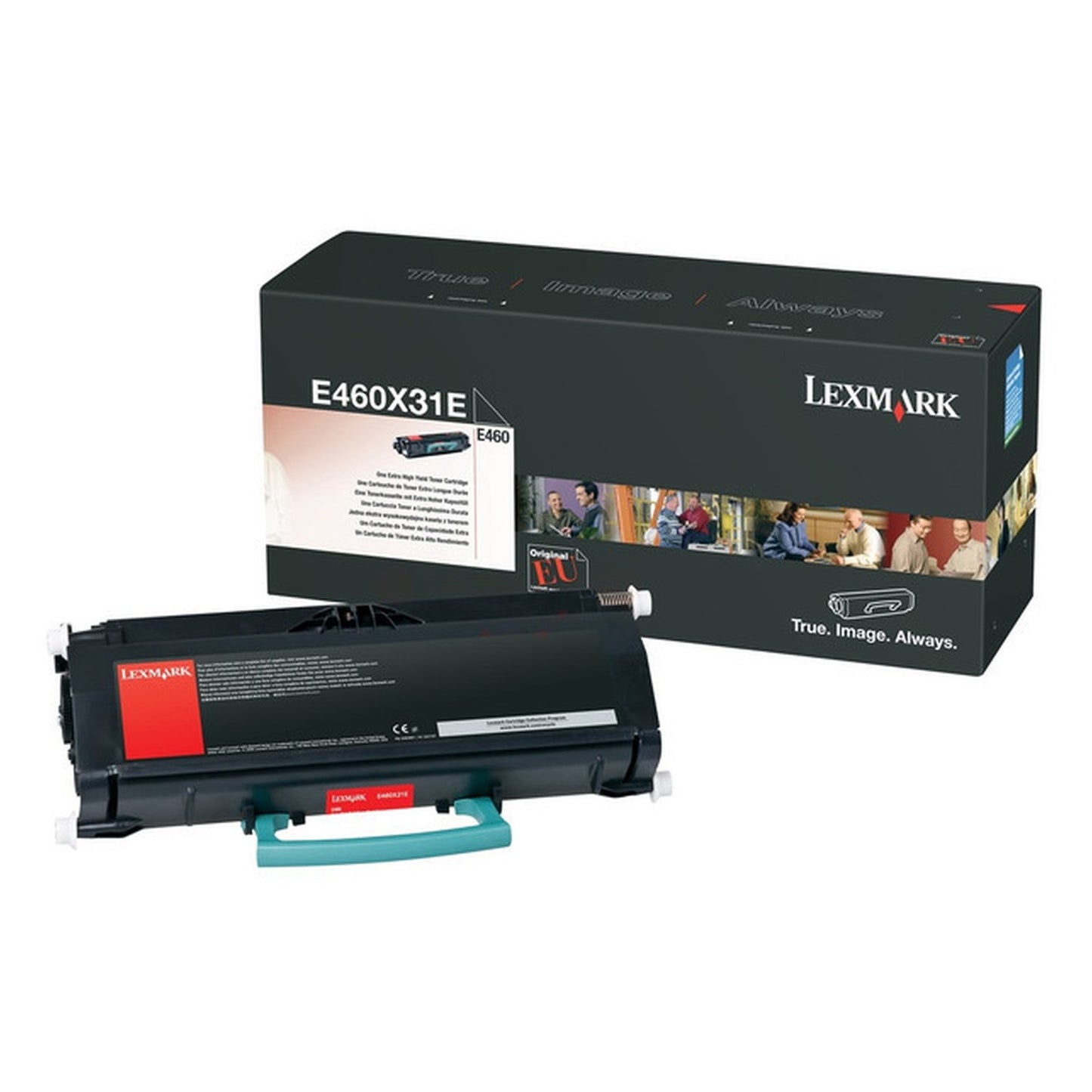 Toner d'origine Lexmark E460X31E - noir