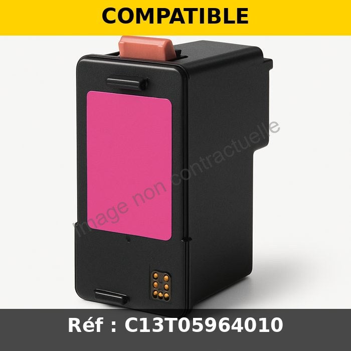 Cartouche Jet d'encre Compatible Epson T0596 Magenta CLAIR 520 copies