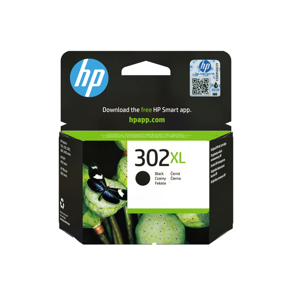 Cartouche d'origine HP F6U68AE / 302XL - noire