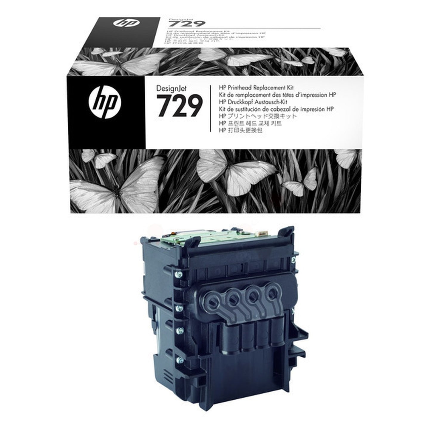 Kit de remplacement des Têtes d'impression de la Marque HP (HP729) F9J81A Noir Photo