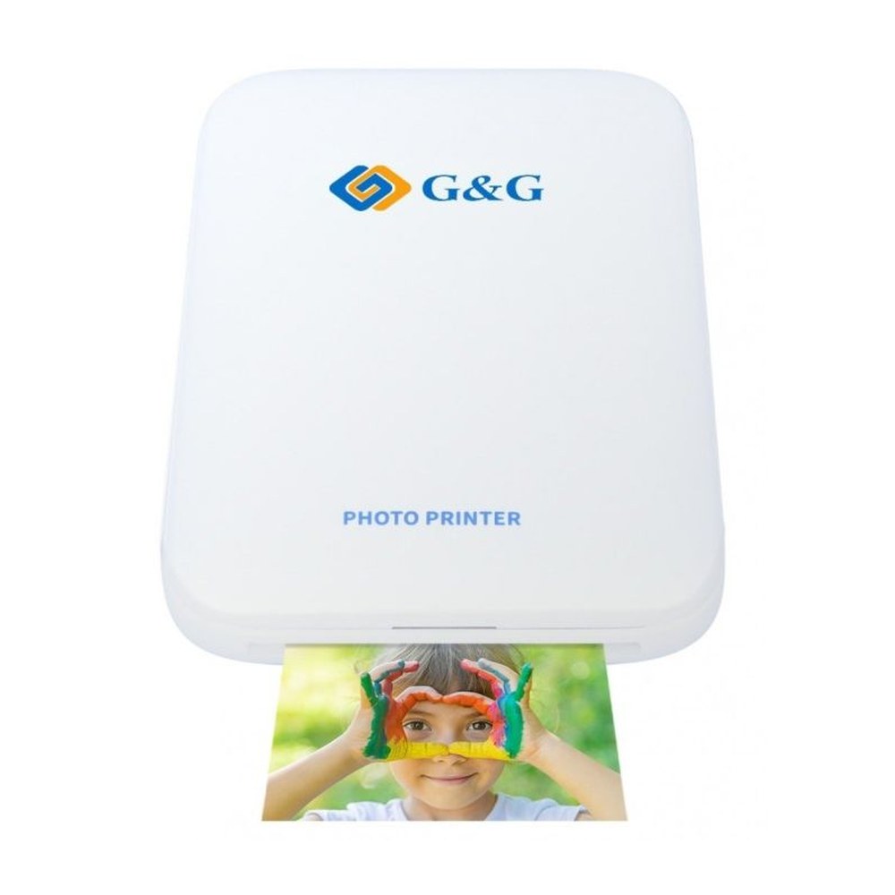 Imprimante photo de poche G&G - Imprimante ZINK (Zero-Ink)