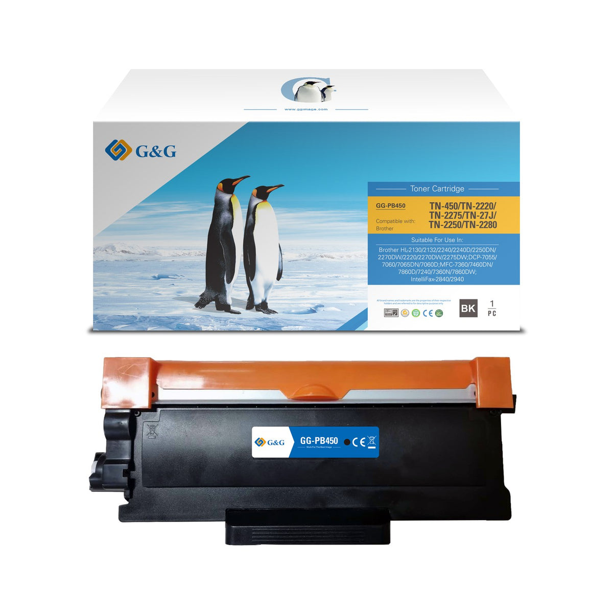 Toner compatible premium Brother TN2010 - noir