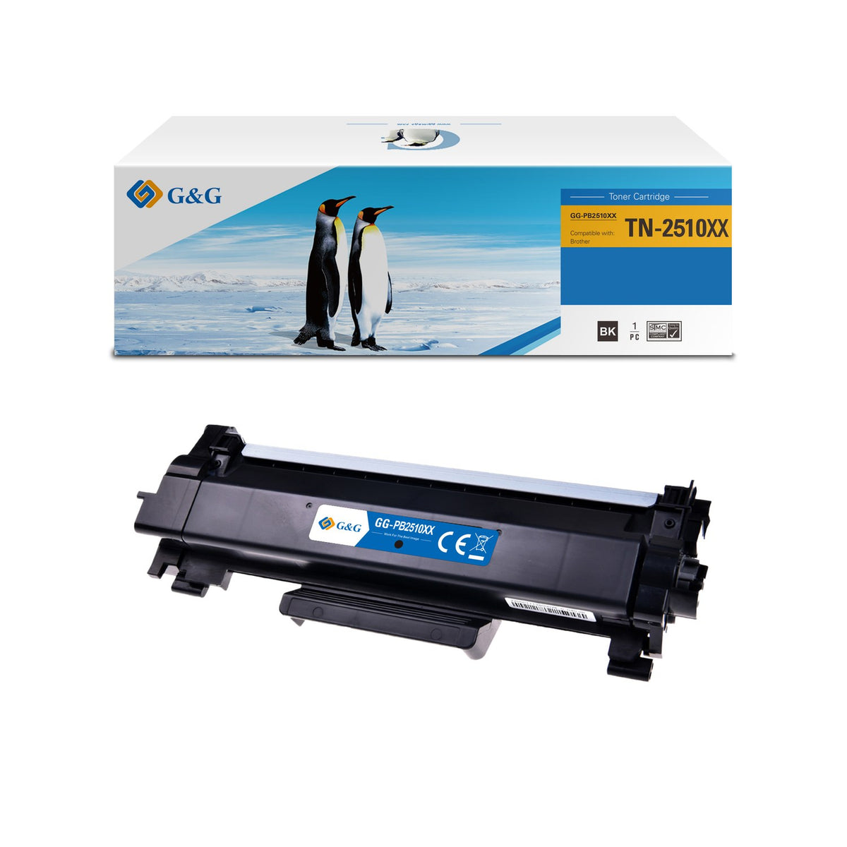Toner compatible premium Brother TN2510XXL - noir