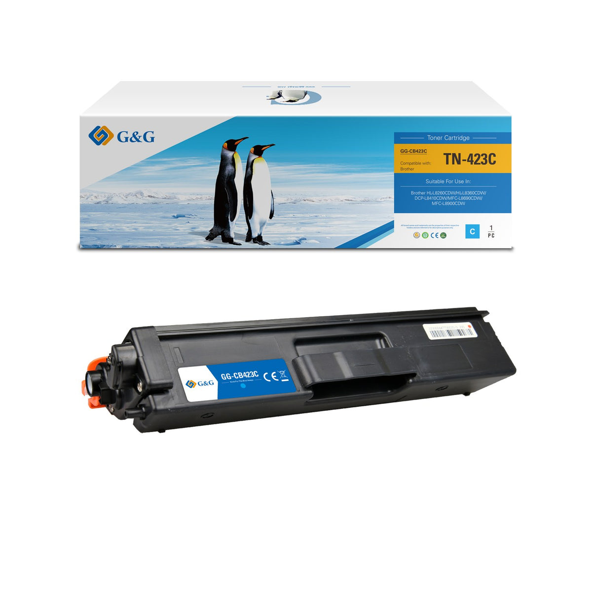 Toner compatible premium Brother TN423C - cyan