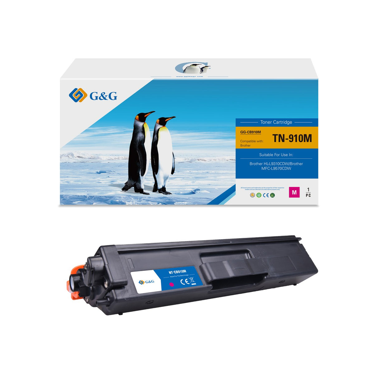 Toner compatible premium Brother TN910M - magenta