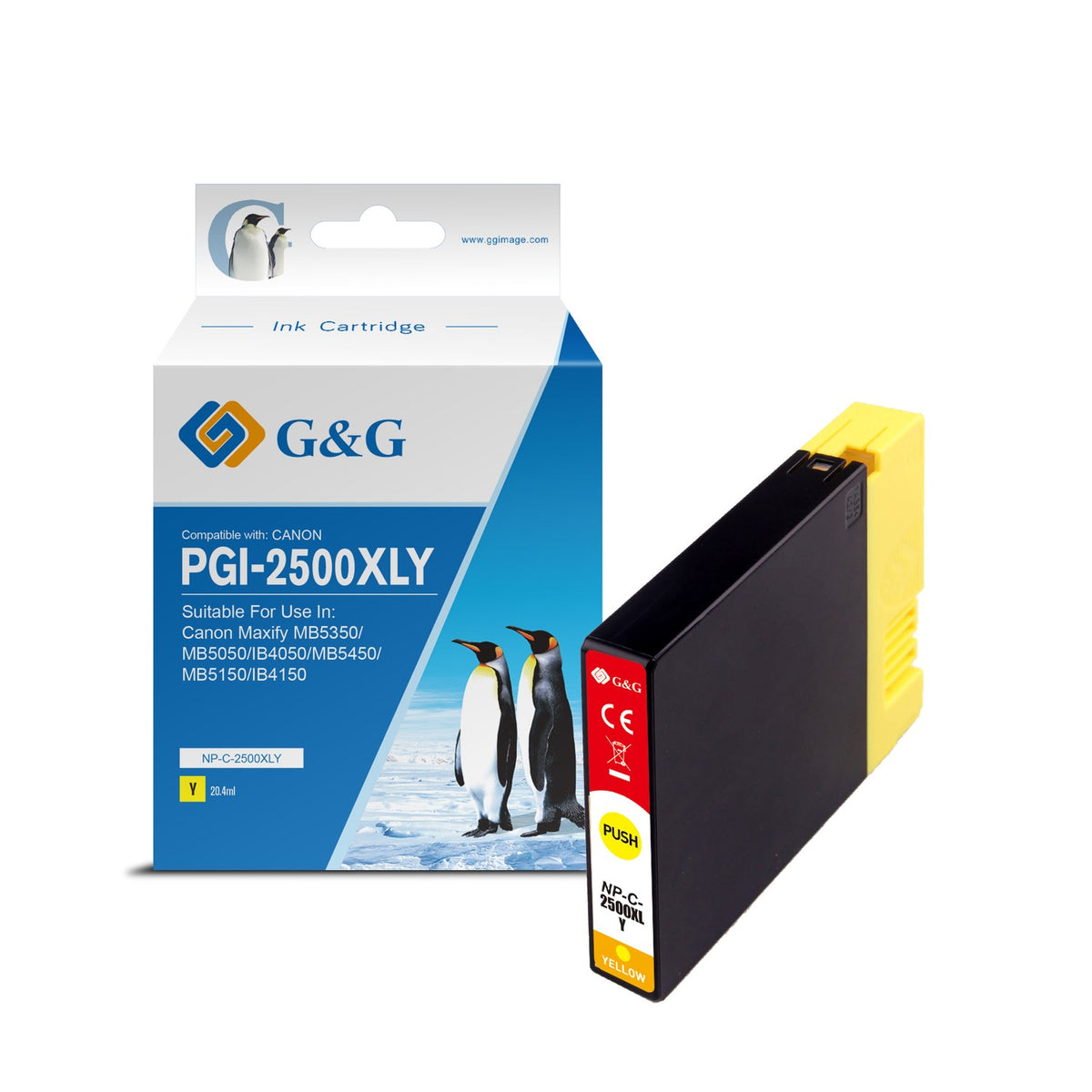 Cartouche compatible premium Canon 9267B001 / PGI-2500 XLY - jaune