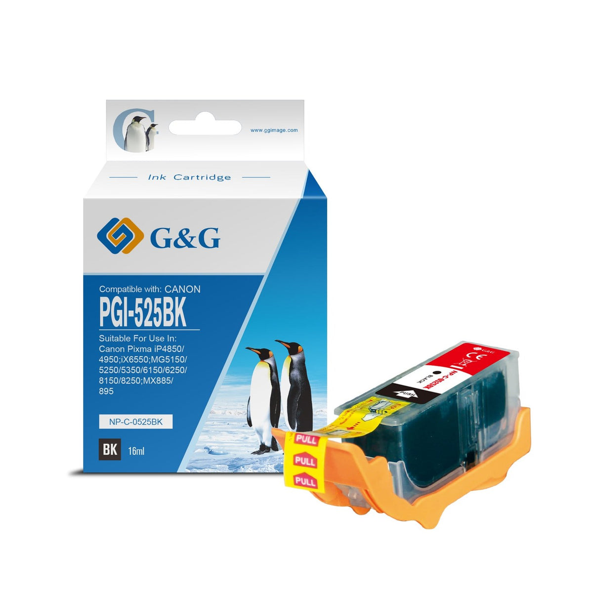 Cartouche compatible premium Canon 4529B001 / PGI-525 PGBK - noire