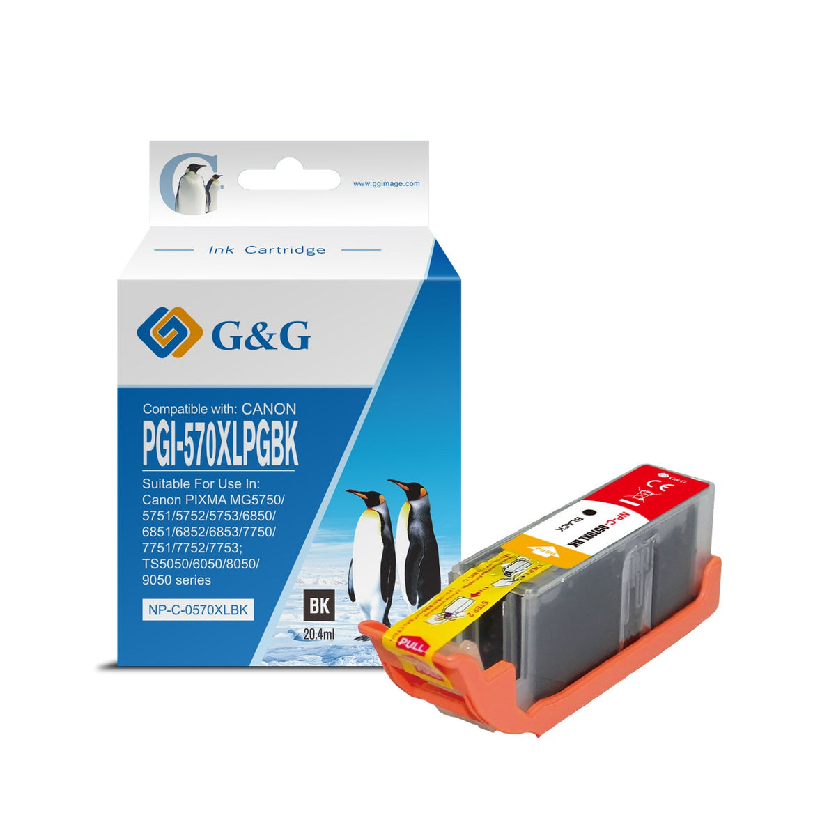 Cartouche compatible premium Canon 0318C001 / PGI-570 PGBKXL - noire