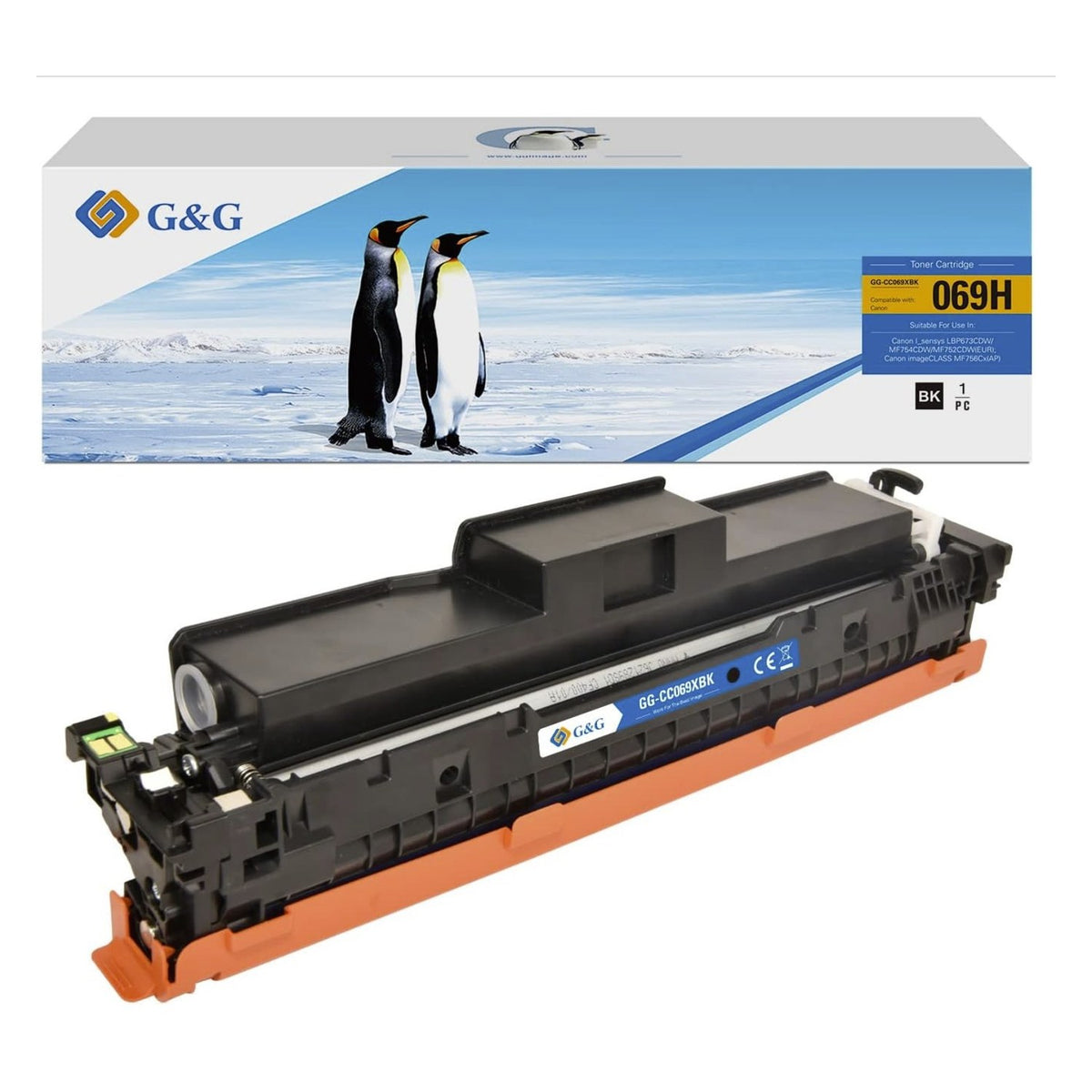 Toner compatible premium Canon 5098C002 / 069H - noir