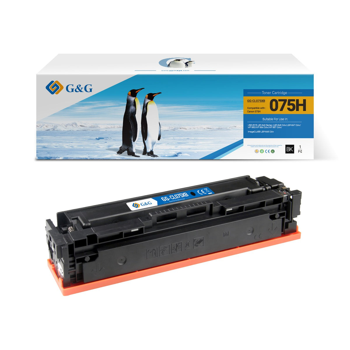 Toner compatible premium Canon 6369C002 / 075H - noir