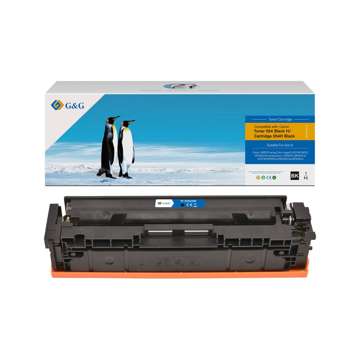 Toner compatible premium Canon 3028C002 / 054 H - noir