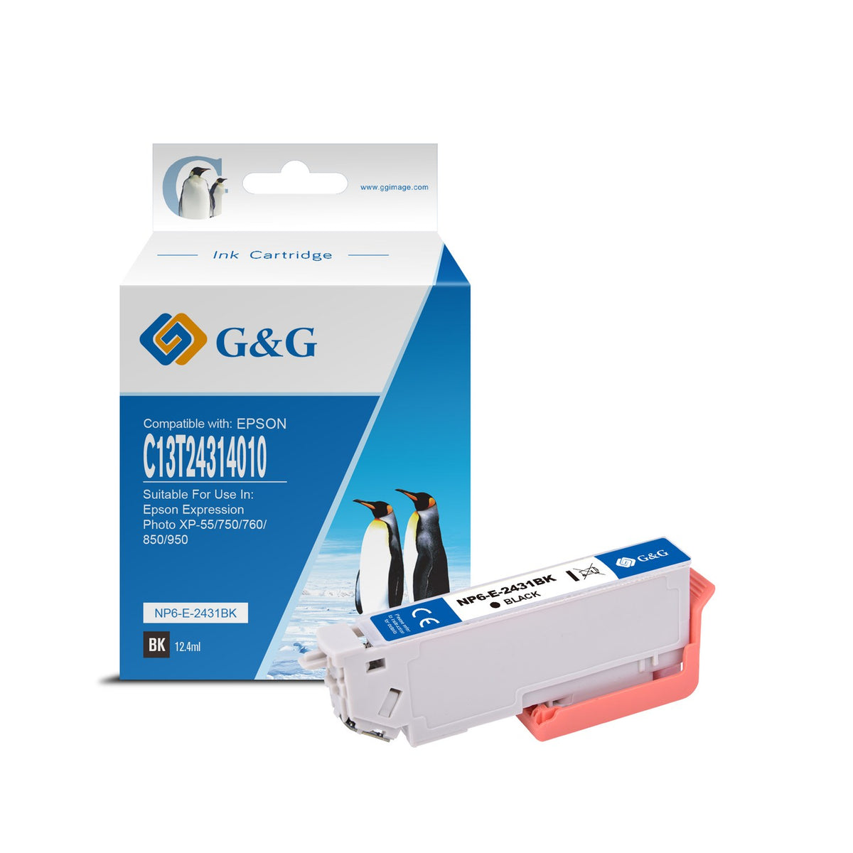 Cartouche compatible premium Epson C13T24314010 / 24XL - noire