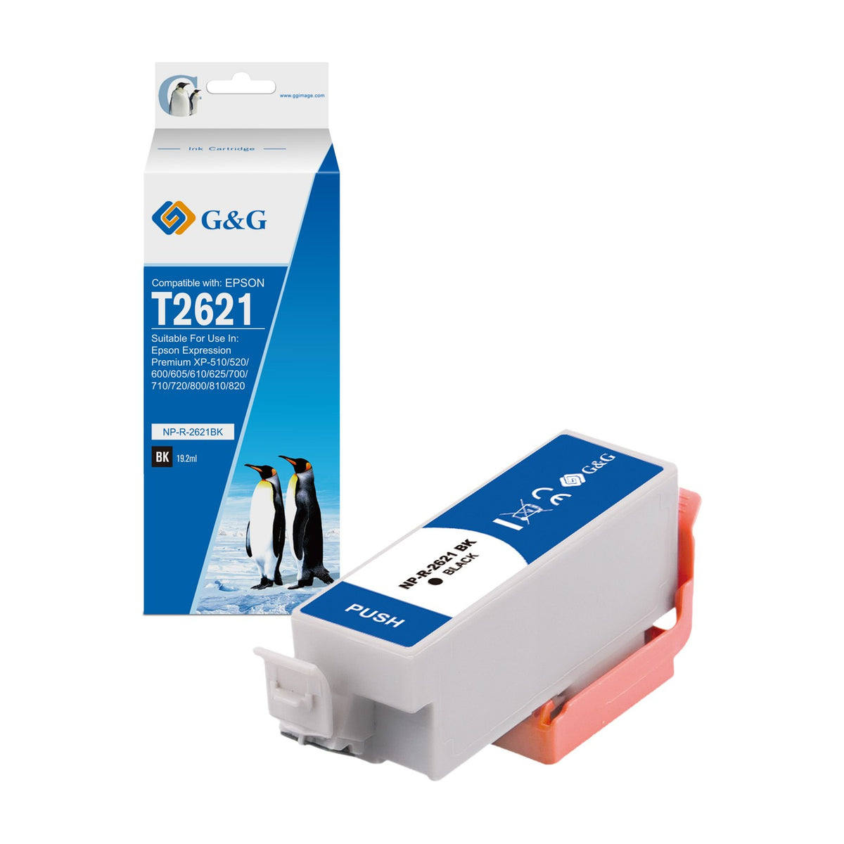 Cartouche compatible premium Epson C13T26214010 / 26XL - noire