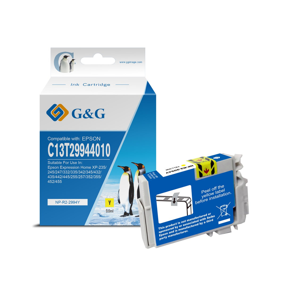 Cartouche compatible premium Epson C13T29944010 / 29XL - jaune