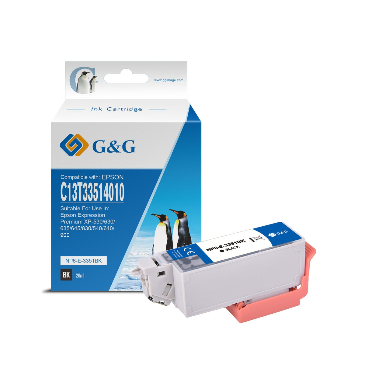 Cartouche compatible premium Epson C13T33514010 / 33XL - noire