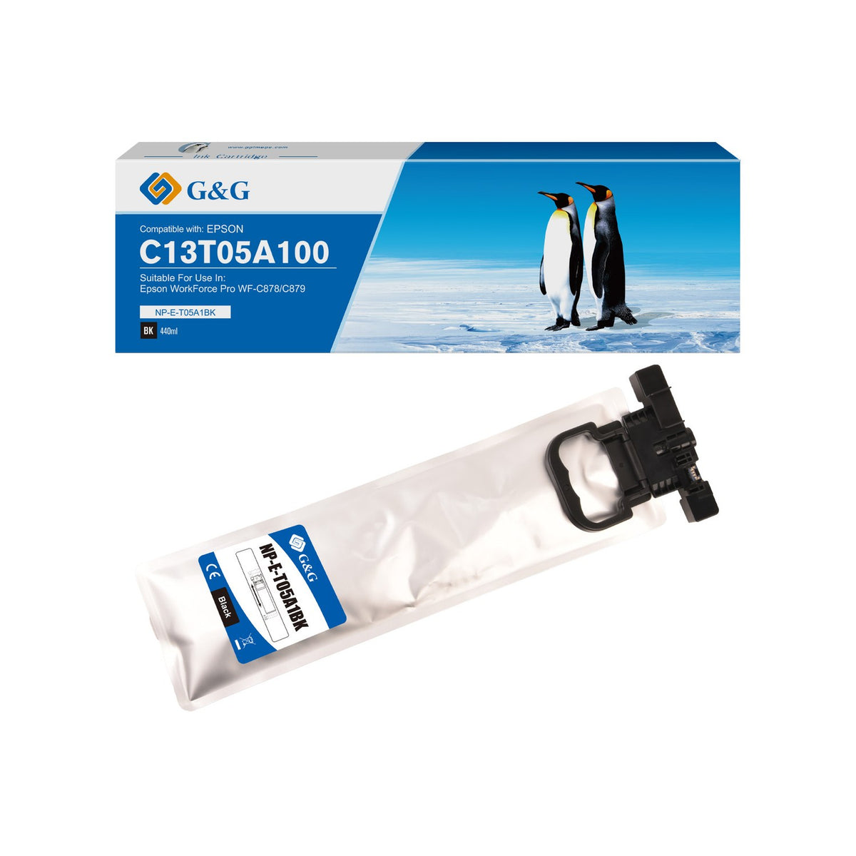 Cartouche compatible premium Epson C13T05A100 / T05A1 - noire