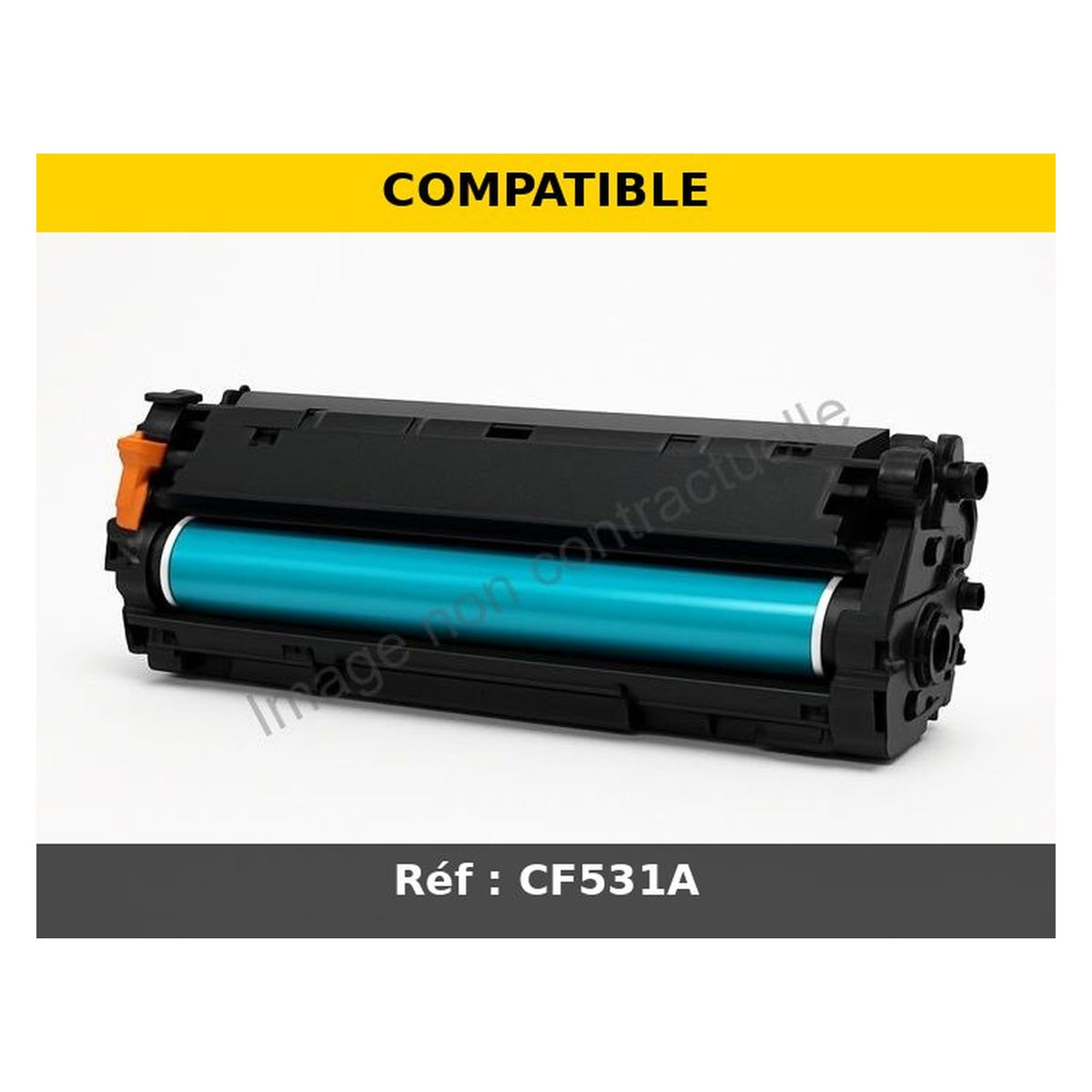 Toner compatible premium HP CF531A / 205A - cyan
