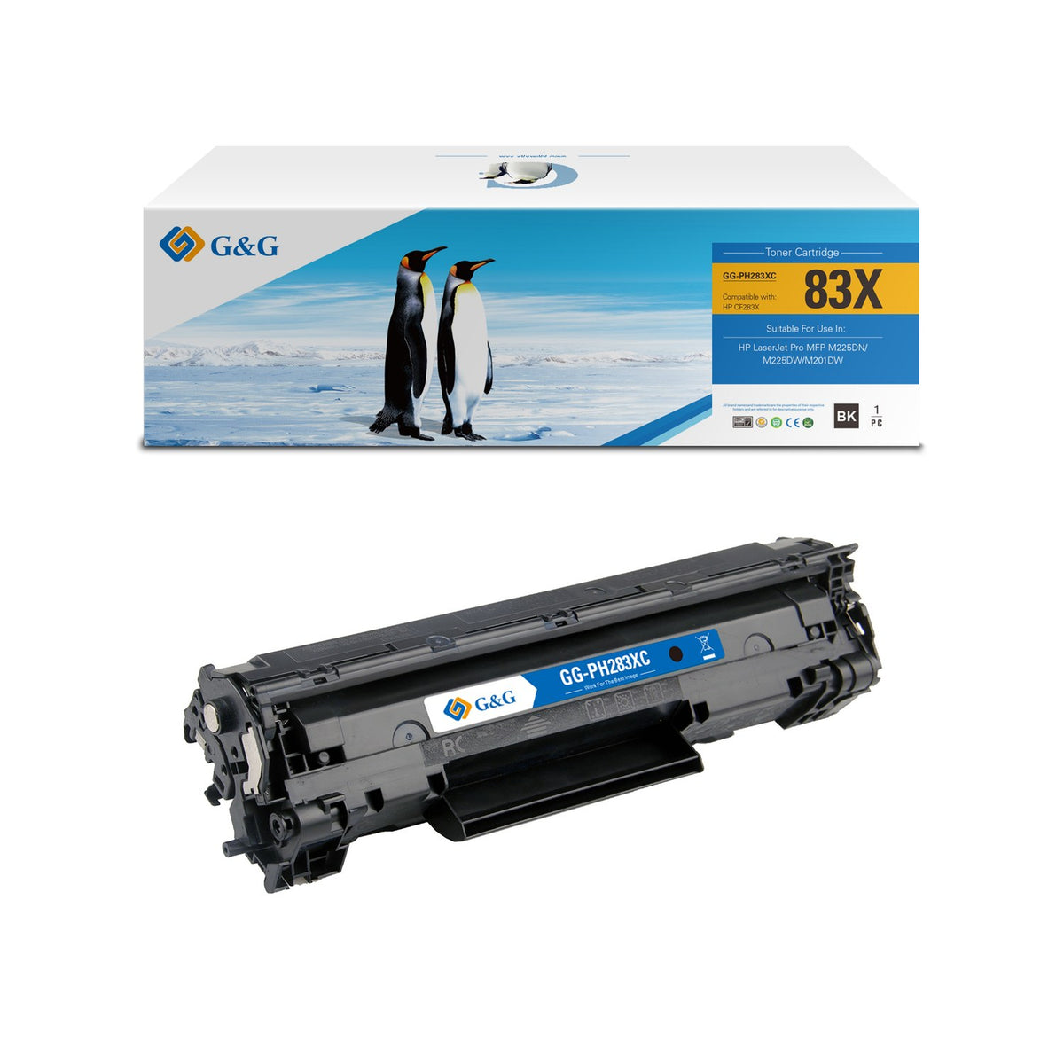 Toner compatible premium HP CF283A / 83A - noir