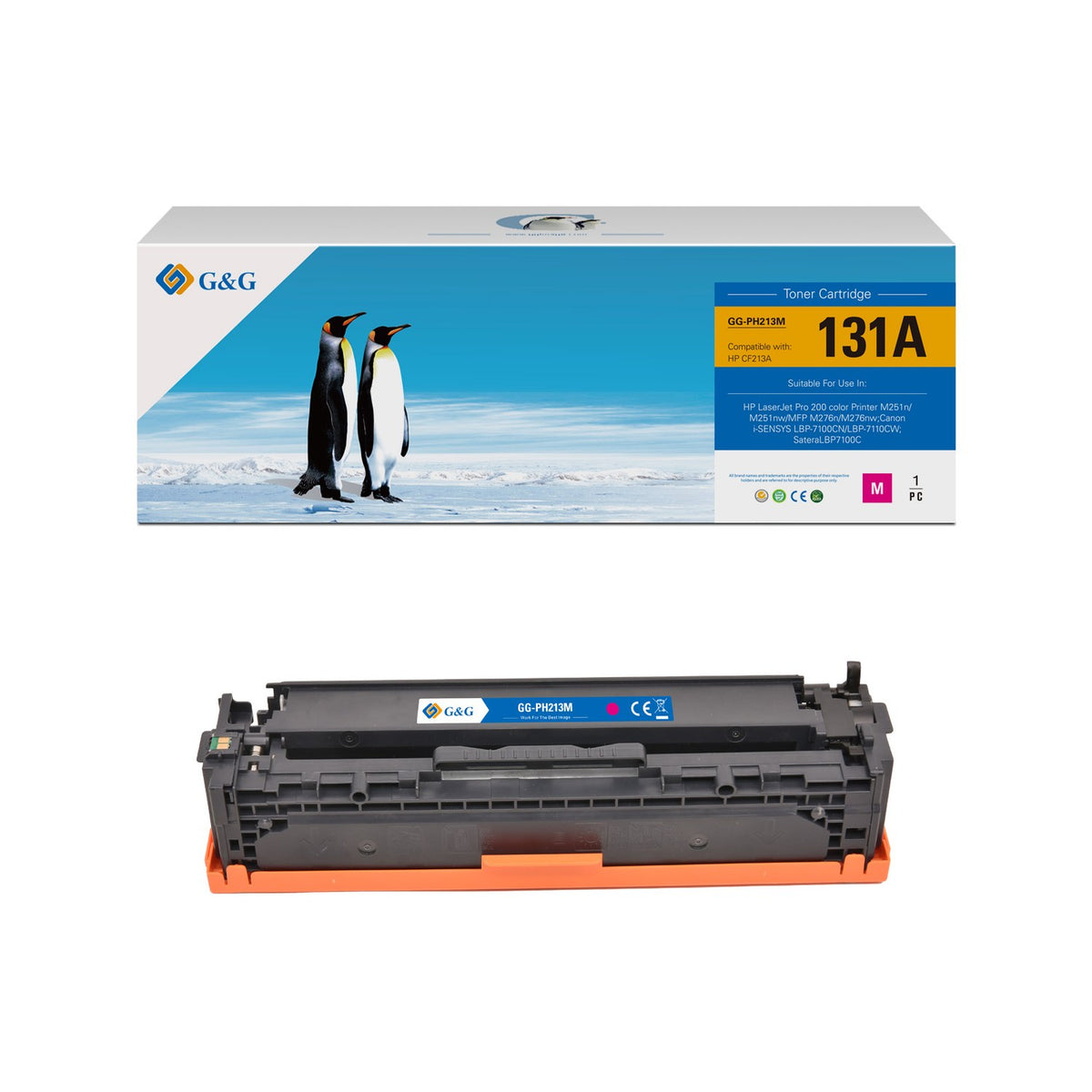 Toner compatible premium HP CF213A / 131A - magenta