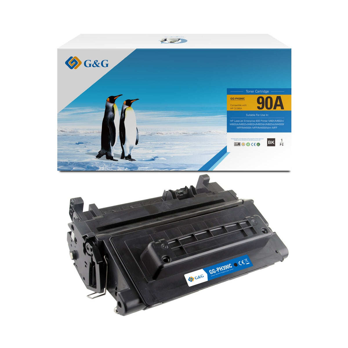Toner compatible premium HP CE390A / 90A - noir