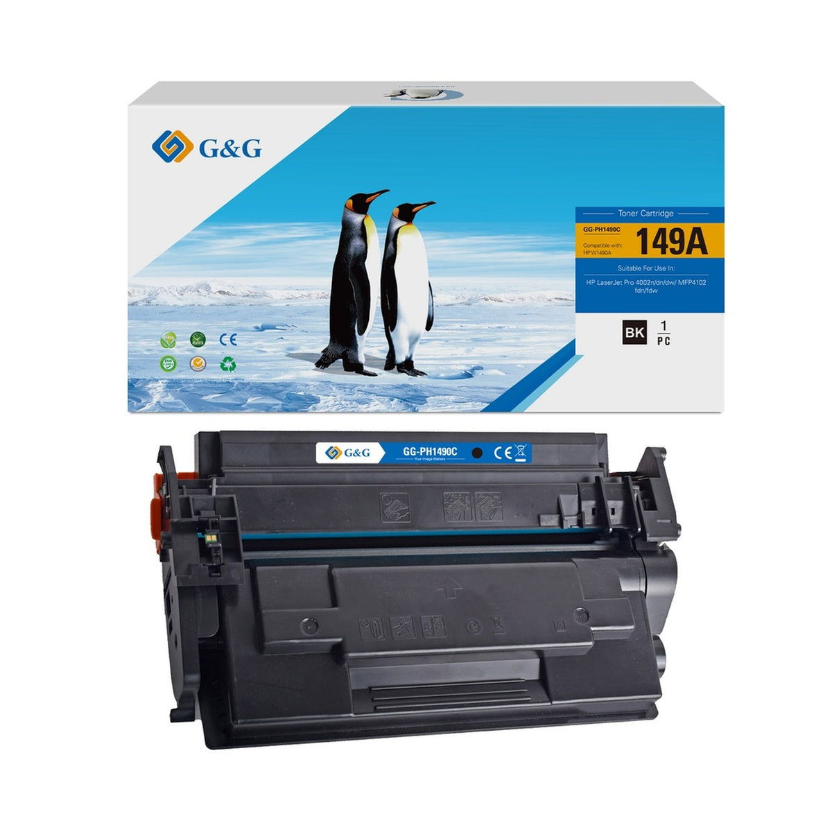 Toner compatible premium HP W1490A / 149A - noir