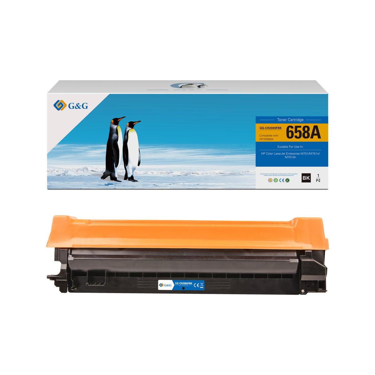 Toner compatible premium HP W2000A / 658A - noir