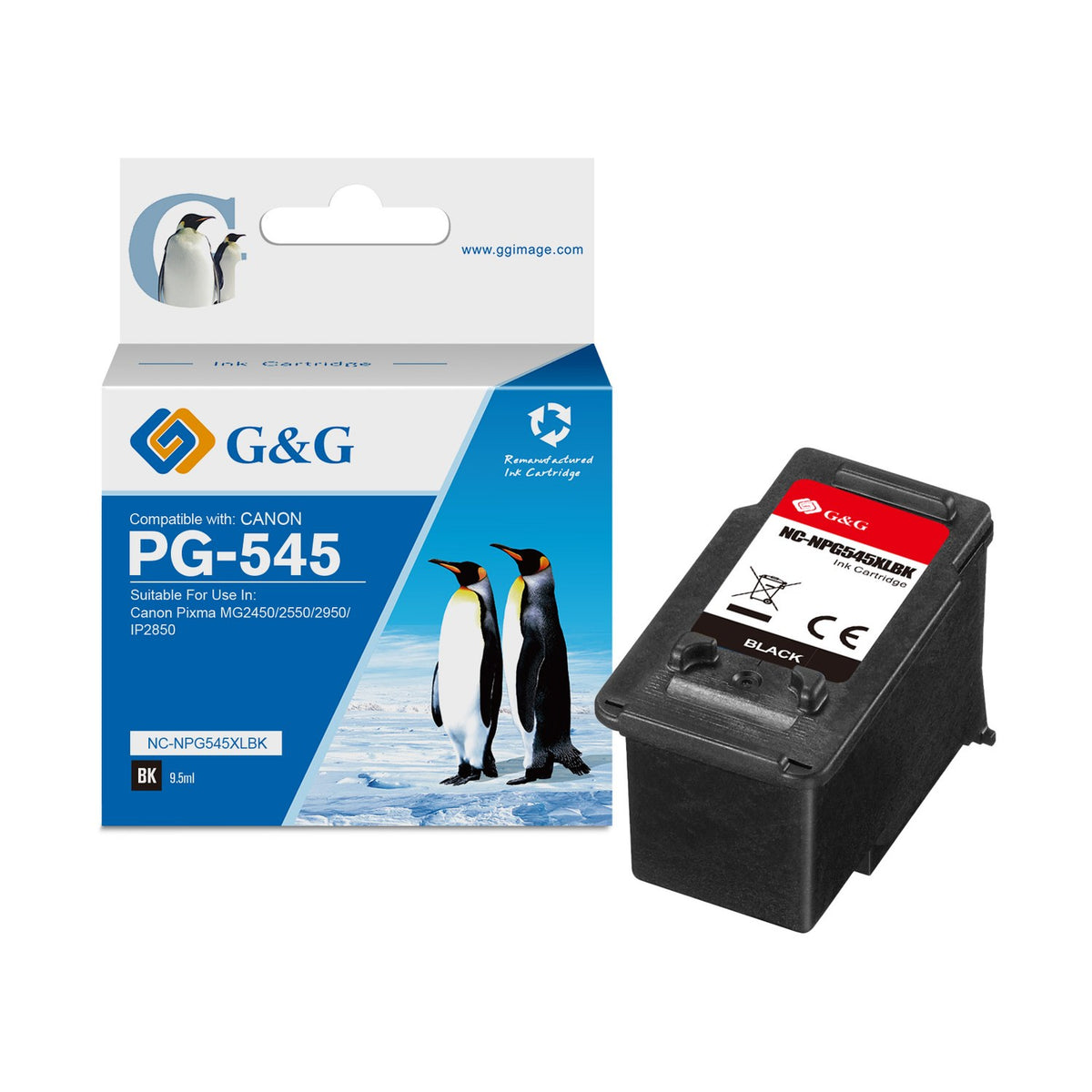 Cartouche compatible premium Canon 8286B001 / PG-545 XL - noire