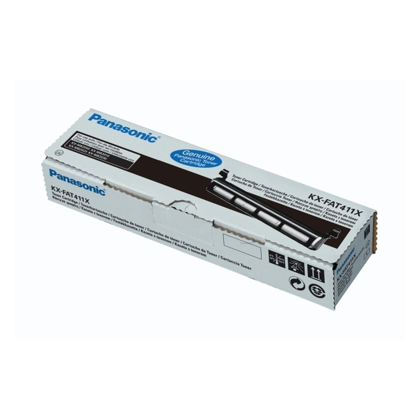 Toner d'origine Panasonic KXFAT411X - noir