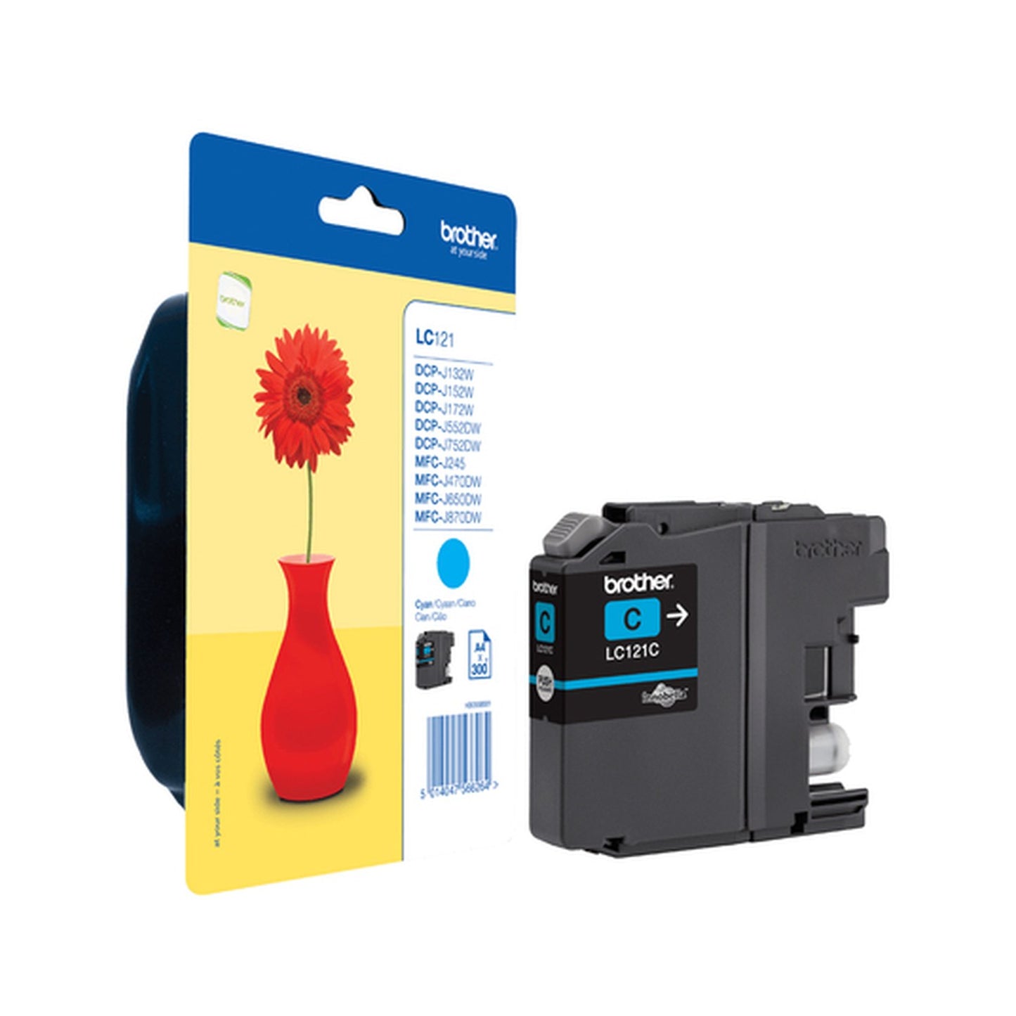 Cartouche d'origine Brother LC121CBP - cyan