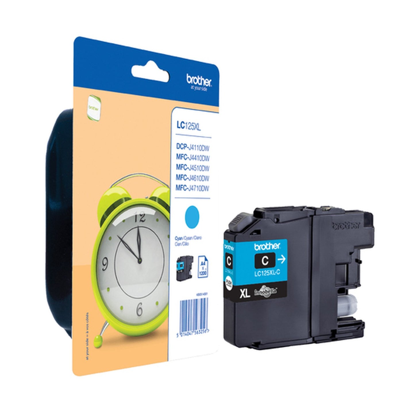 Cartouche d'origine Brother LC125XLCBP - cyan