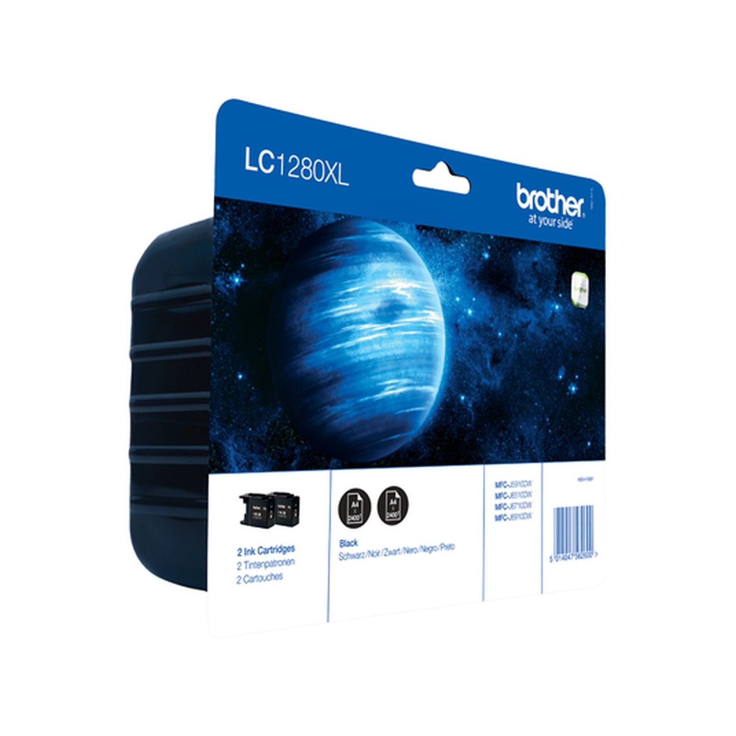 Cartouche d'origine Brother LC1280XLBKBP2DR - noire