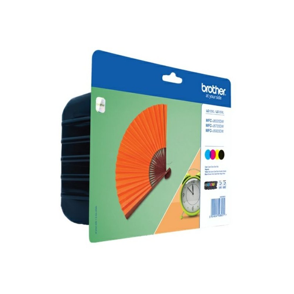 Cartouches d'origines Brother LC129XLVALBPDR - multipack 4 couleurs : noire, cyan, magenta, jaune