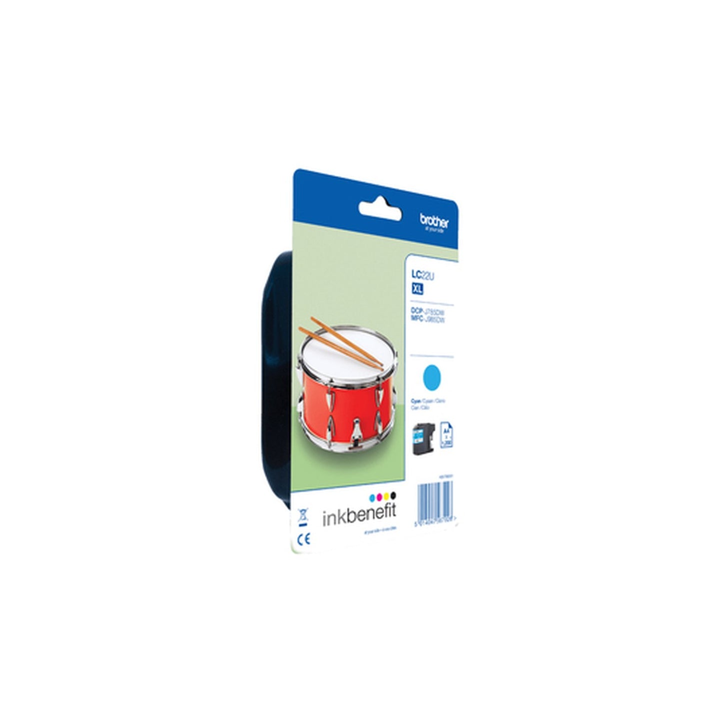 Cartouche d'origine Brother LC22UCBP - cyan
