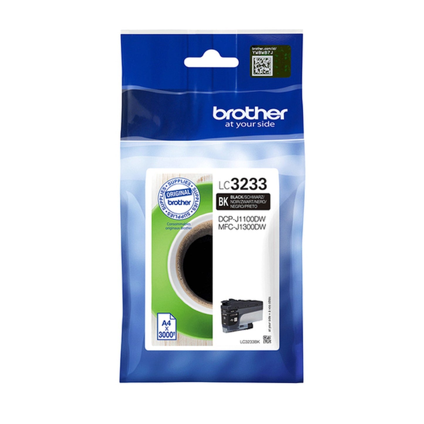 Cartouche d'origine Brother LC3233BK - noire