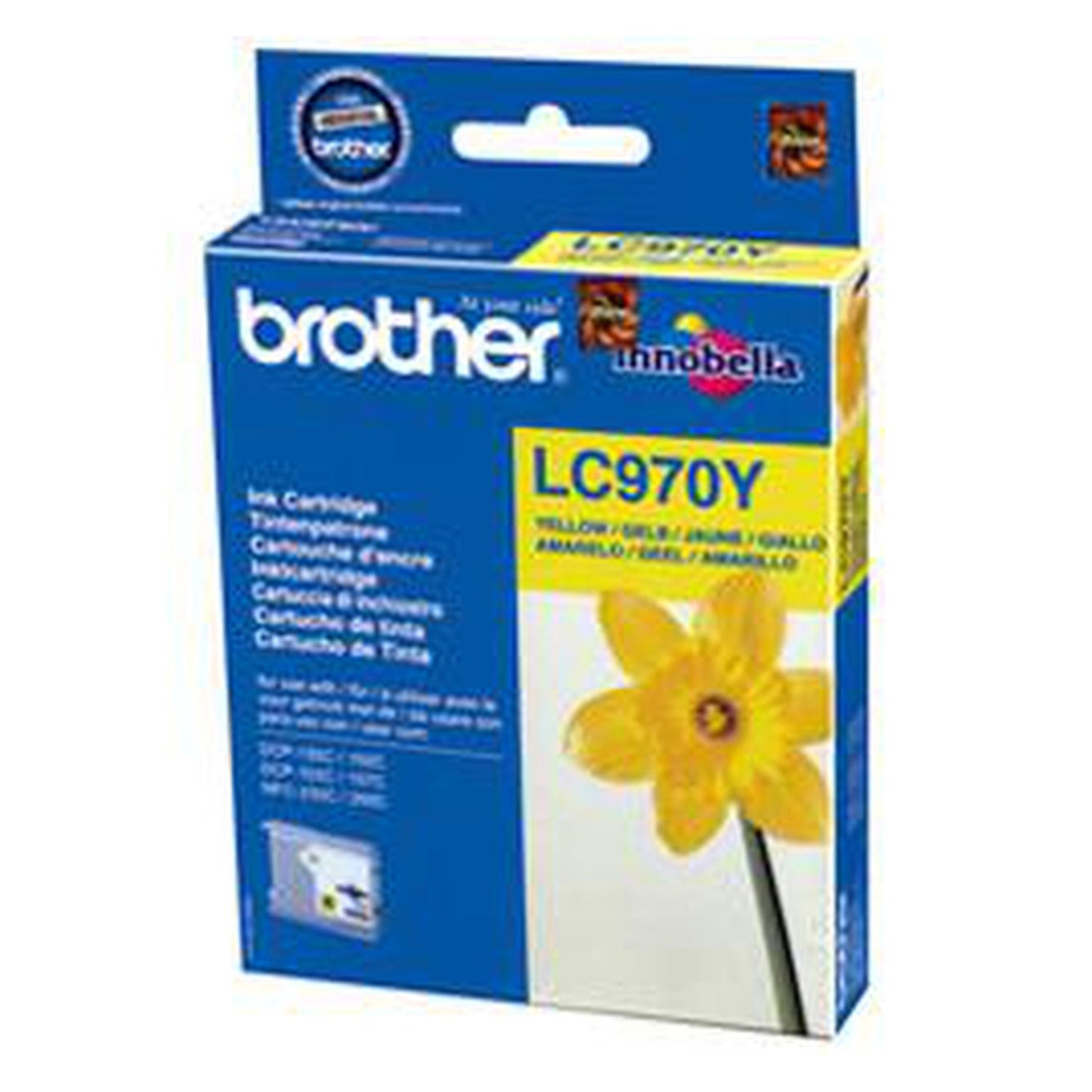 Cartouche d'origine Brother LC970YBP - jaune