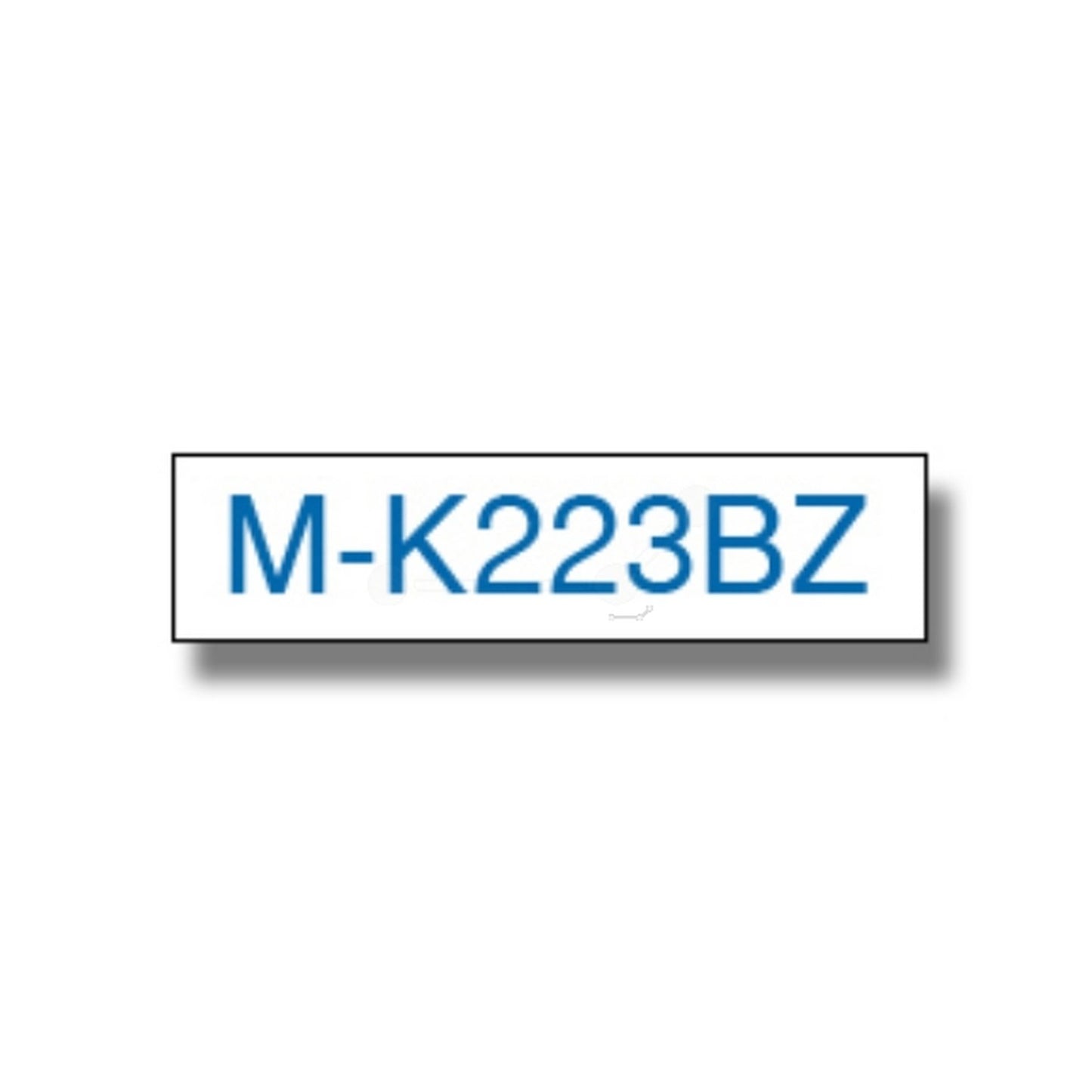 Ruban cassette d'origine Brother MK223BZ - bleu, blanc