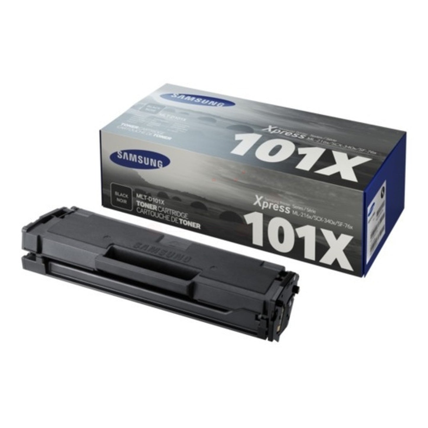 Toner d'origine Samsung MLTD101XELS / 101X - noir