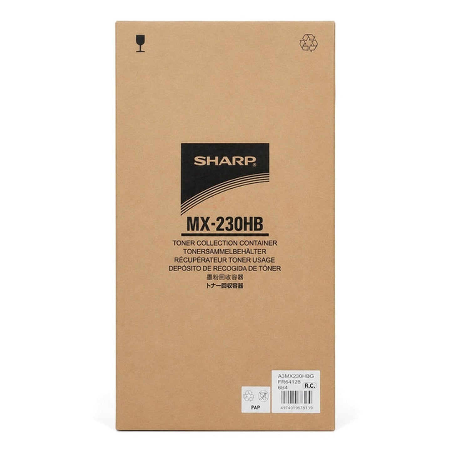 Collecteur de Toner Usagé (Tonerbag) de Marque SHARP MX-230HB (50 000 pages)