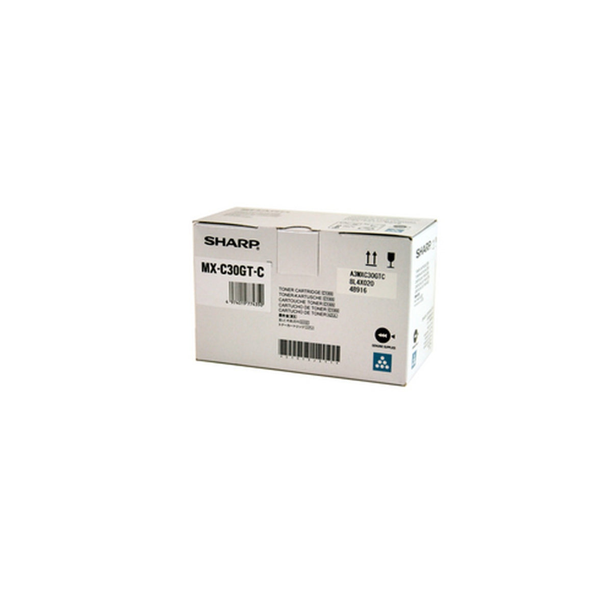 Toner d'origine Sharp MXC30GTC - cyan