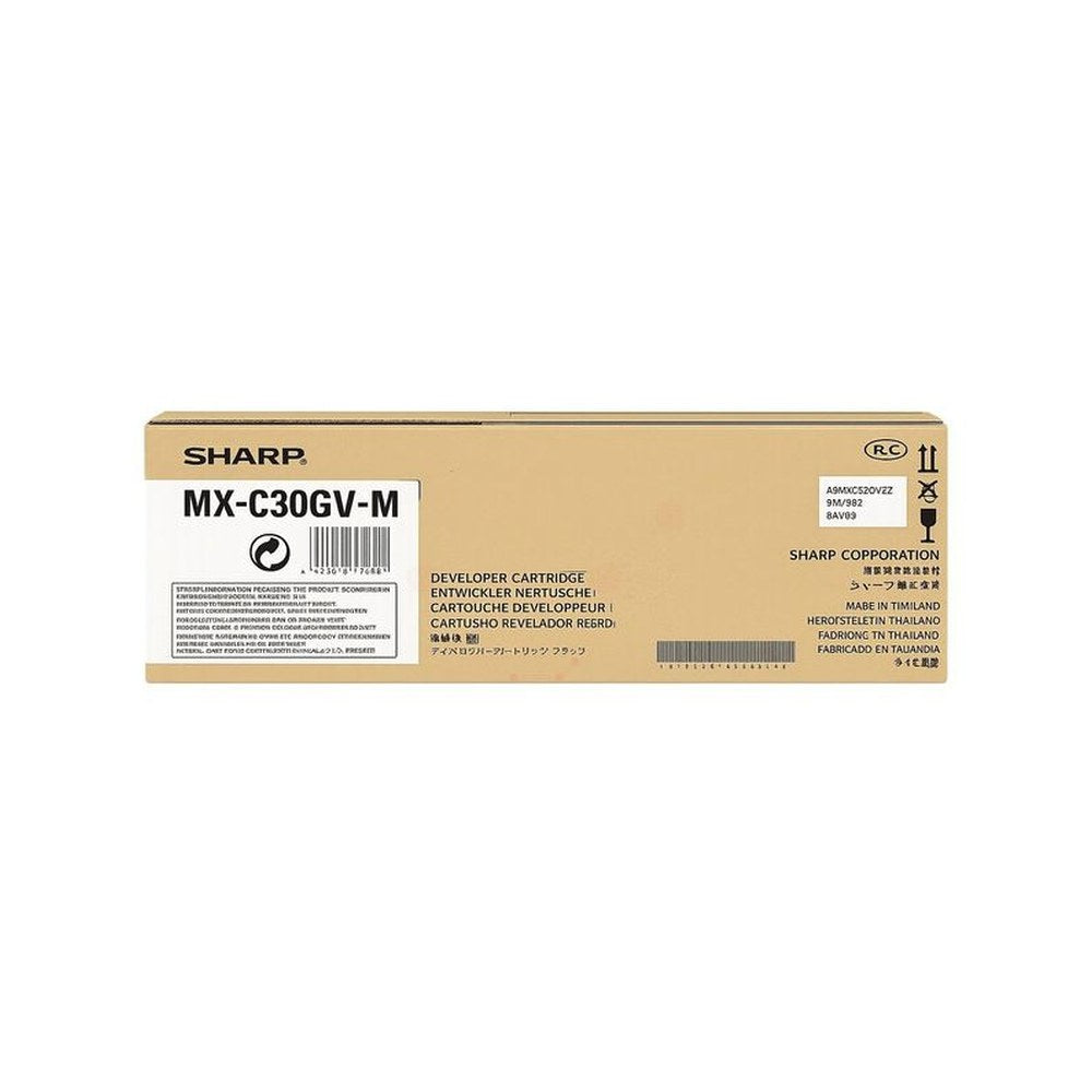 Développeur d'origine Sharp MXC30GVM - magenta
