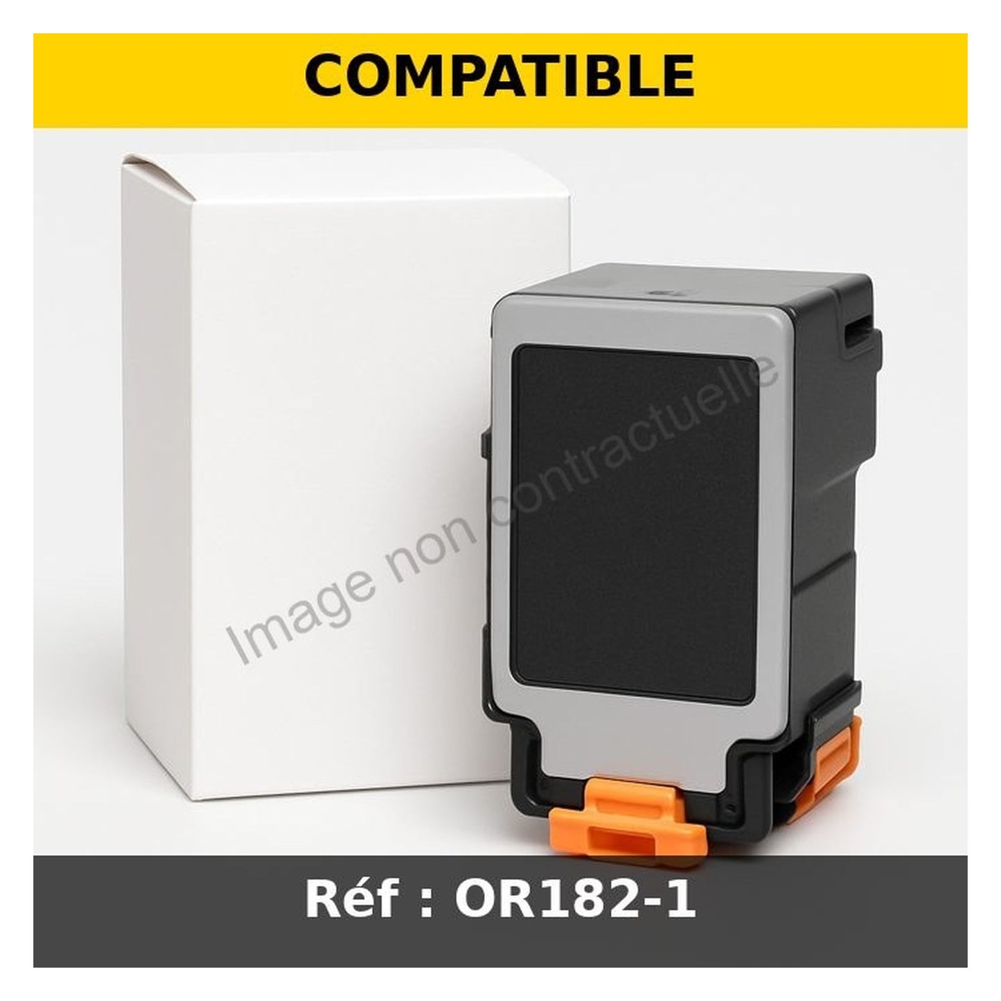 Ruban compatible OKI 09002309 - noir