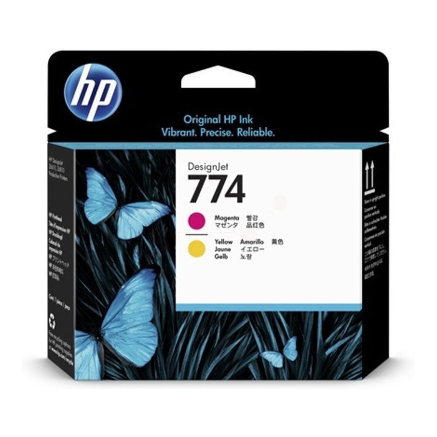 Tête d'impression d'origine HP P2V99A / 774 - magenta, jaune