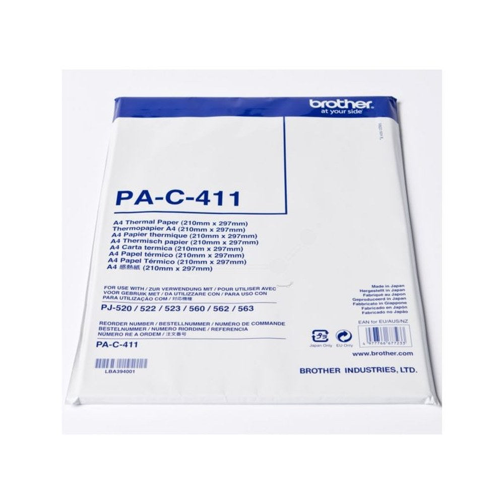 Papier transfert thermique d'origine Brother PAC411 - noir