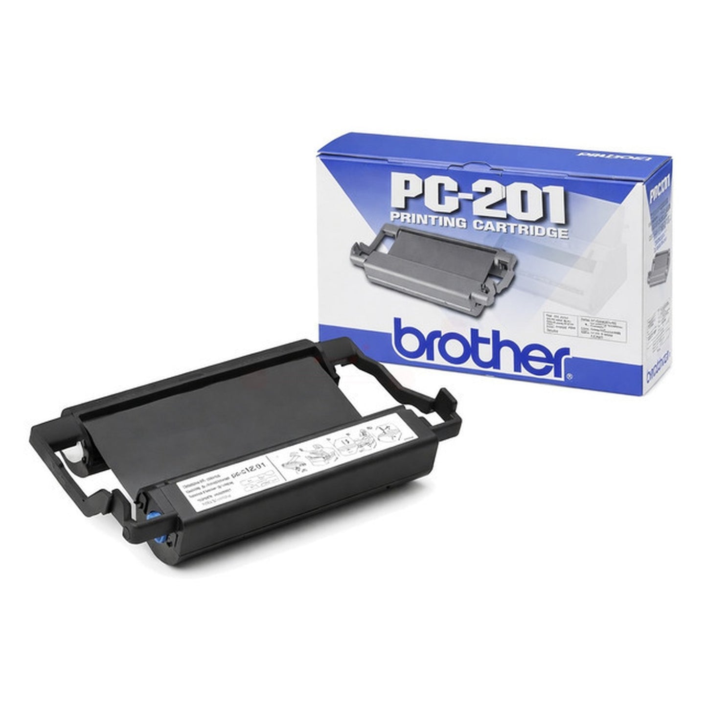 Rouleau transfert thermique d'origine Brother PC201 - noir
