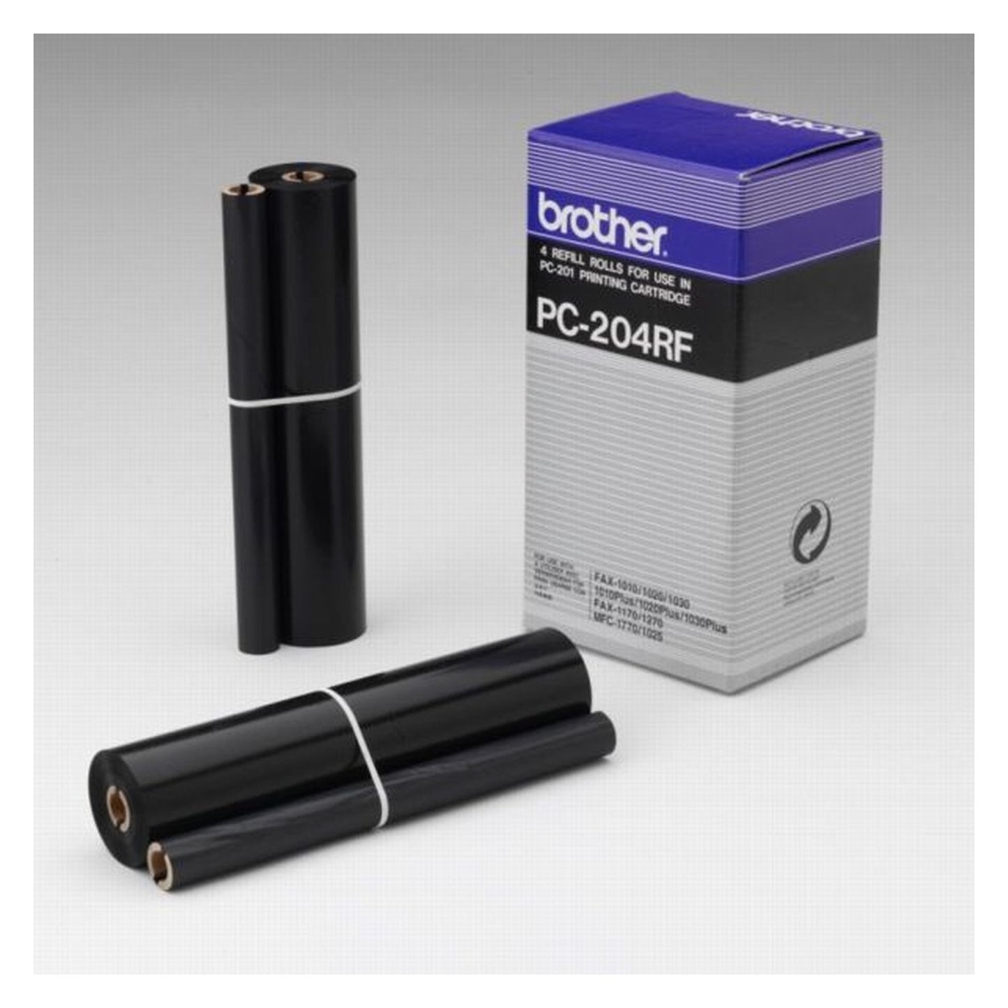 Rouleau transfert thermique d'origine Brother PC204RF - noir - pack de 4