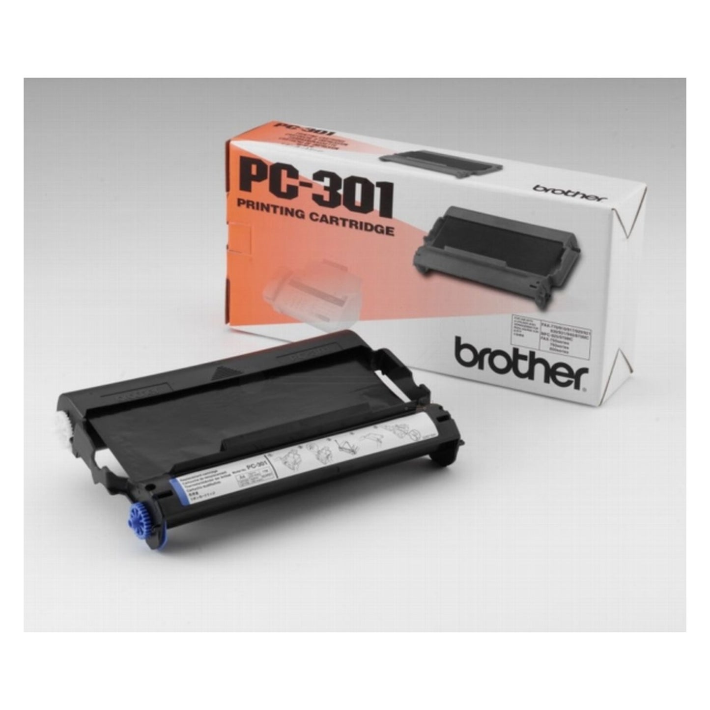 Rouleau transfert thermique d'origine Brother PC301 - noir