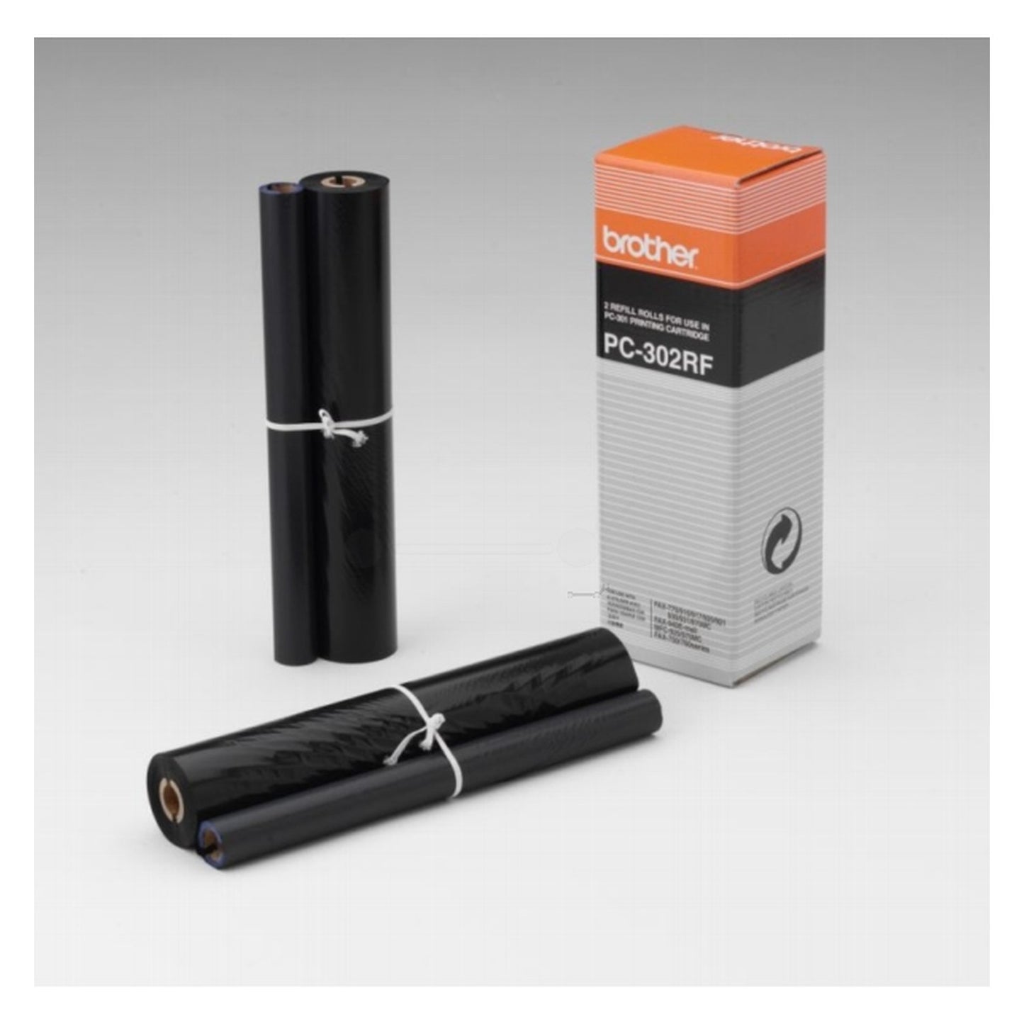 Rouleau transfert thermique d'origine Brother PC302RF - noir - pack de 2