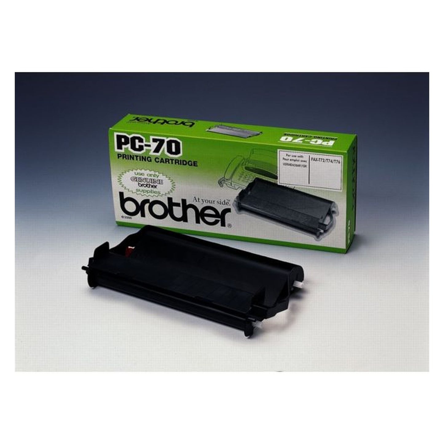 Rouleau transfert thermique d'origine Brother PC70 - noir